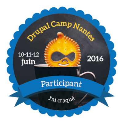 Drupalcamp Nantes 2016 - Participant