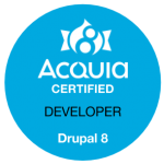 Certifié Drupal 8 Développeur par Acquia