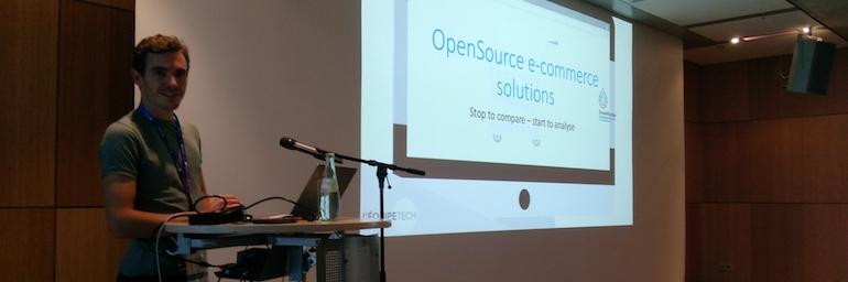Open Source e-commerce solutions: Arrêtons de comparer et analysons par Mathieu le Cain